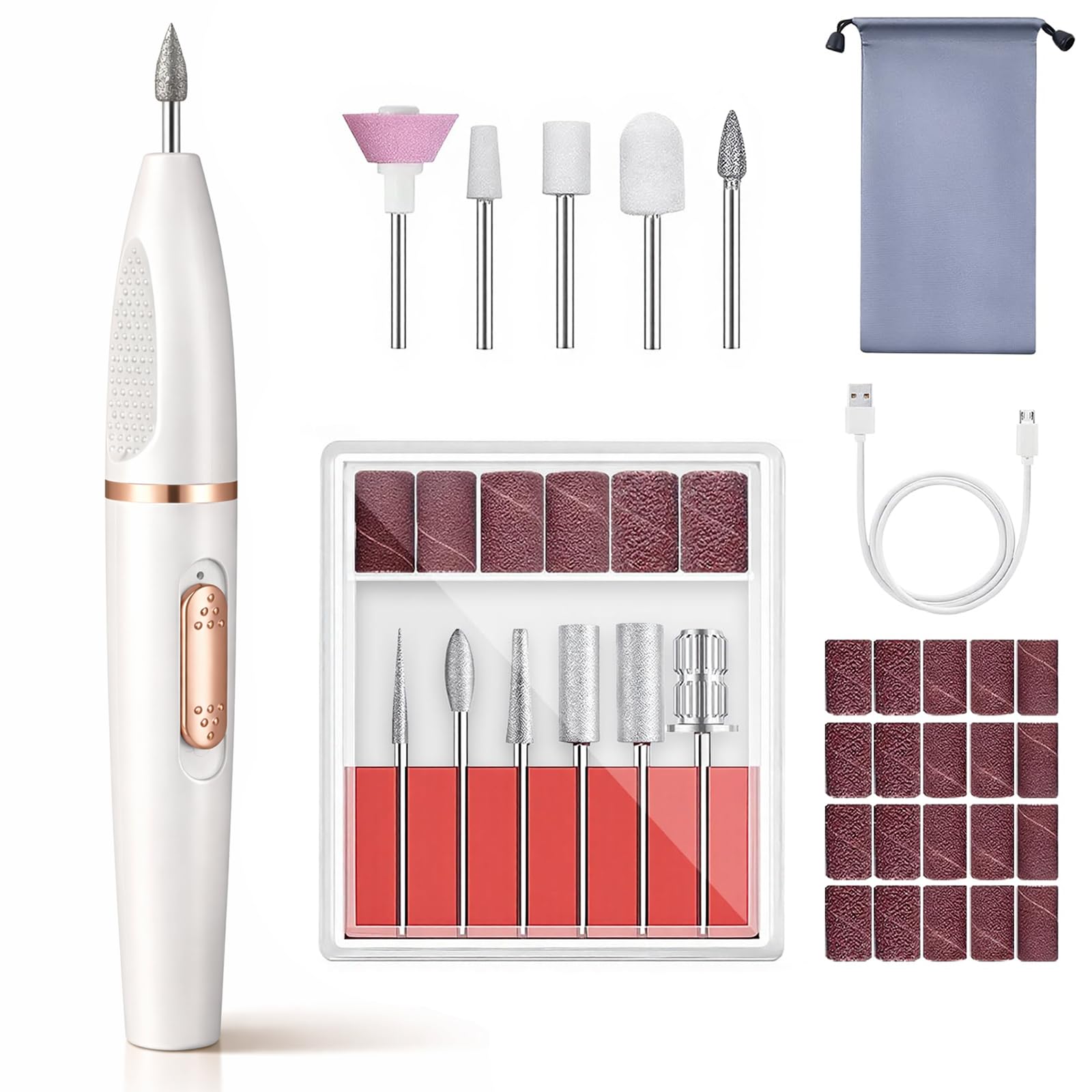 Amazon.co.jp: さえだ ネイルマシン ビット 電動ネイルマシン USB